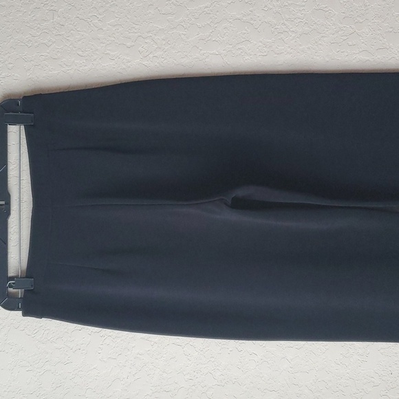 Chicos Design Size 2 US L High Rise Pull On Pants Straight Leg Black VTG - Picture 4 of 9